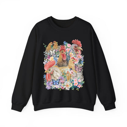 Floral Chicken Lady Shirt