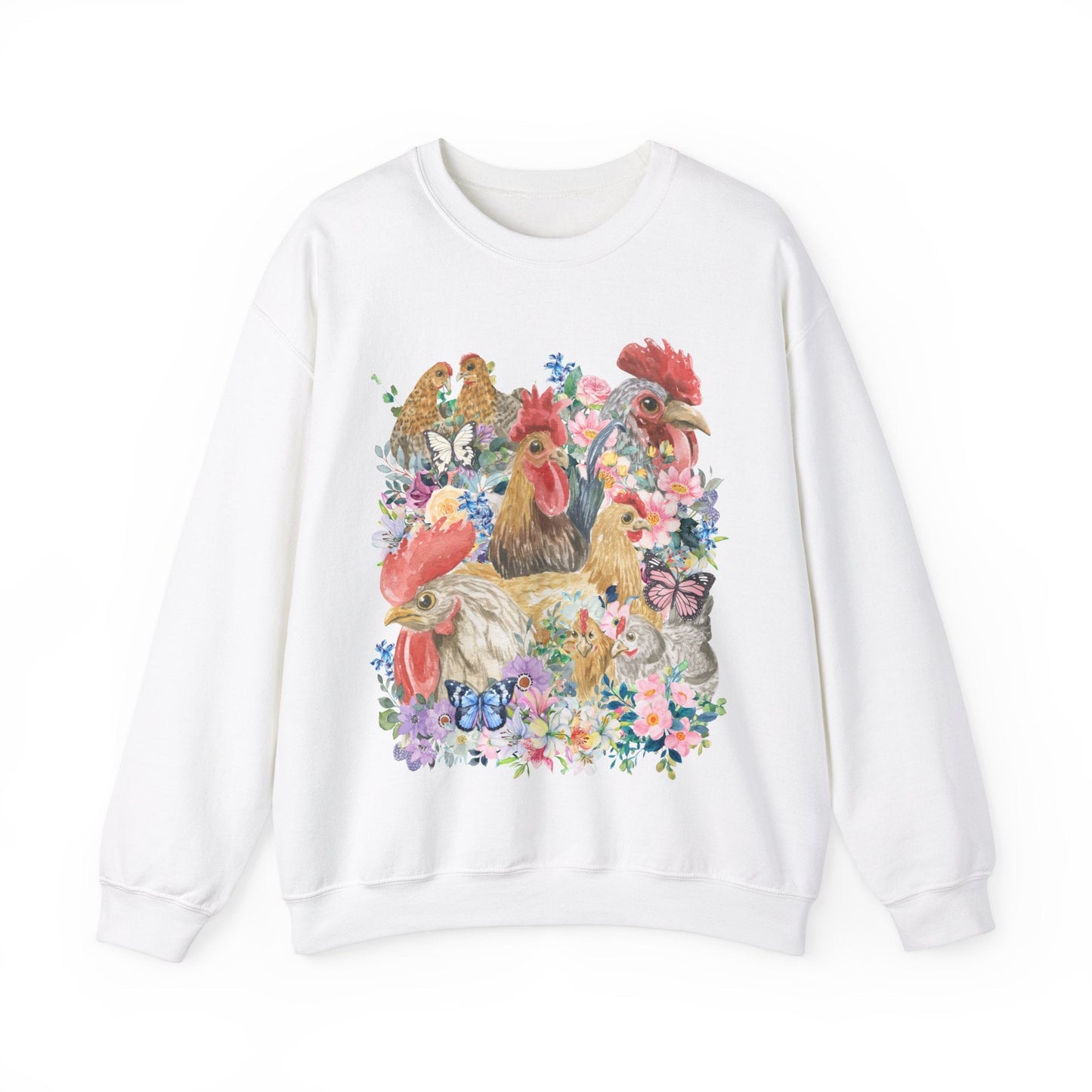 Floral Chicken Lady Shirt