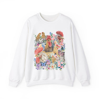 Floral Chicken Lady Shirt