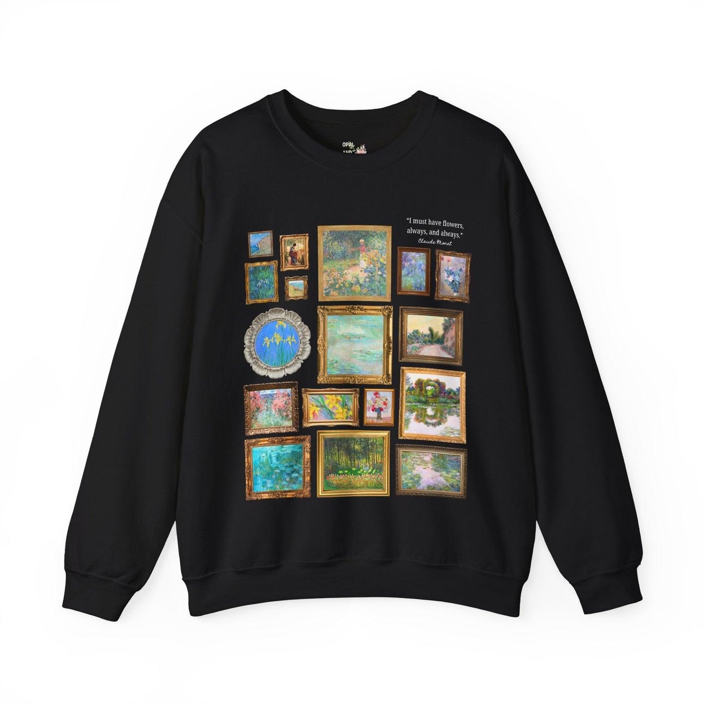 Floral Claude Monet Sweatshirt