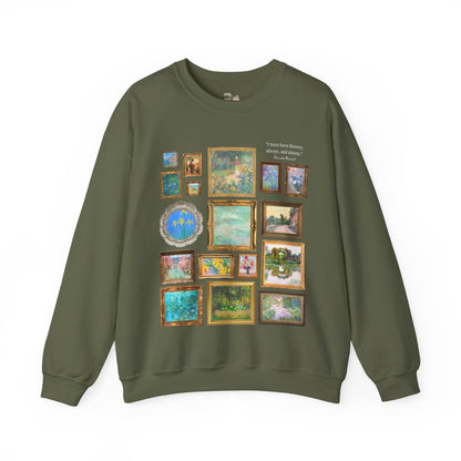 Floral Claude Monet Sweatshirt