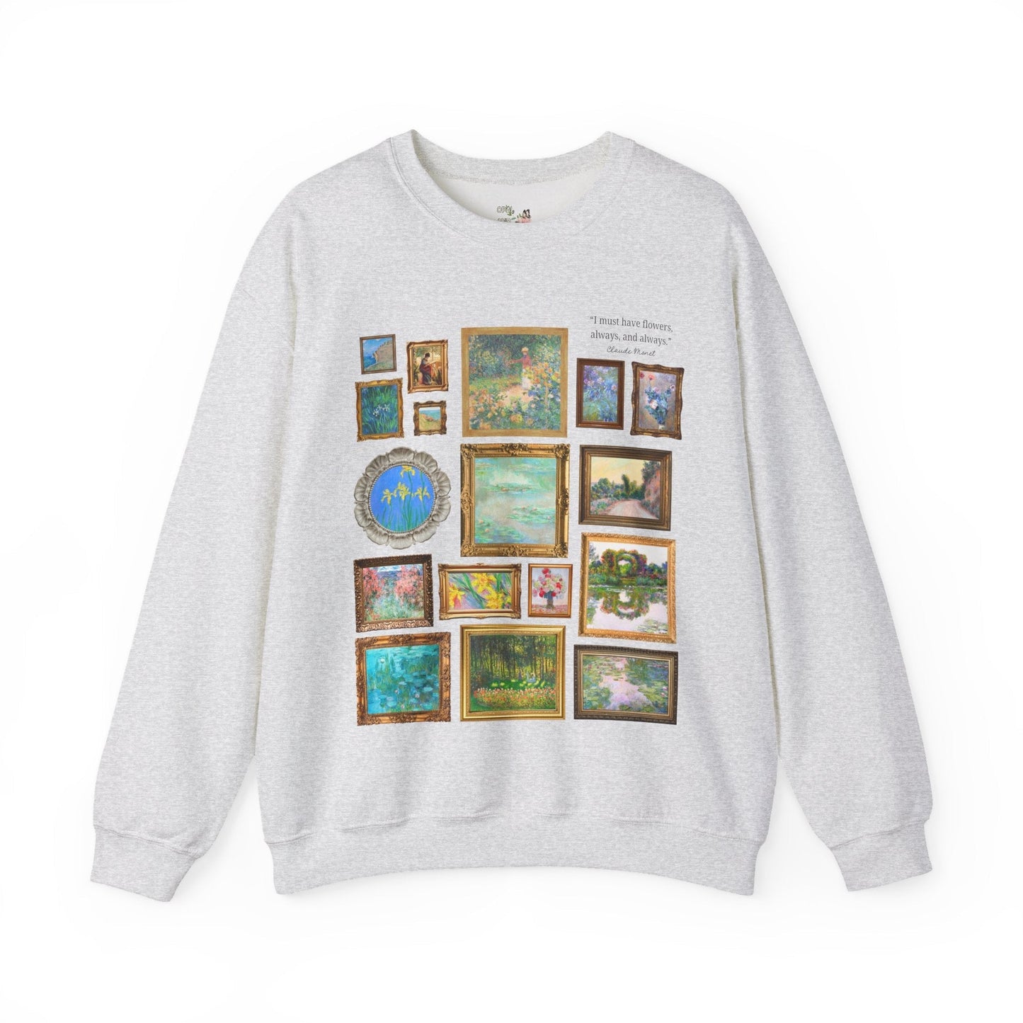 Floral Claude Monet Sweatshirt
