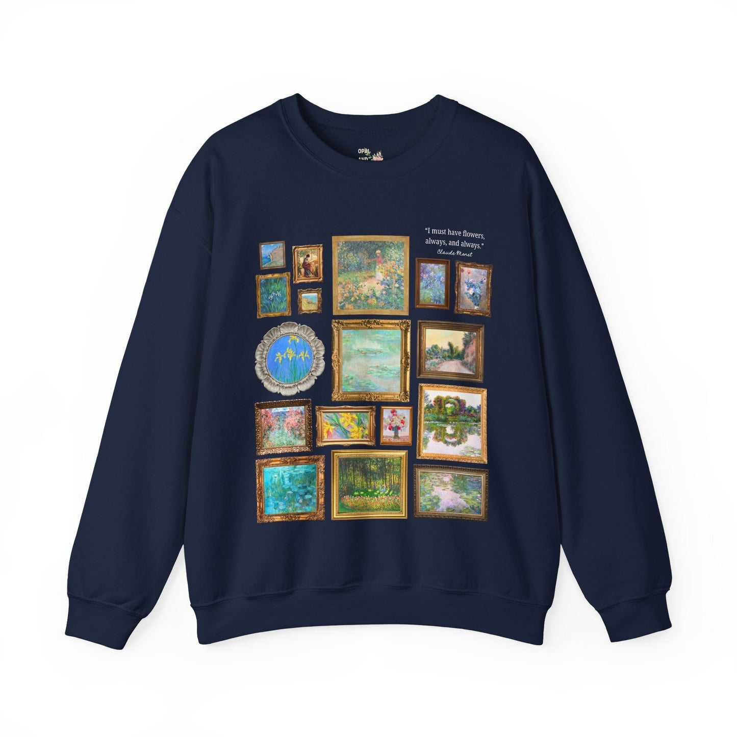 Floral Claude Monet Sweatshirt