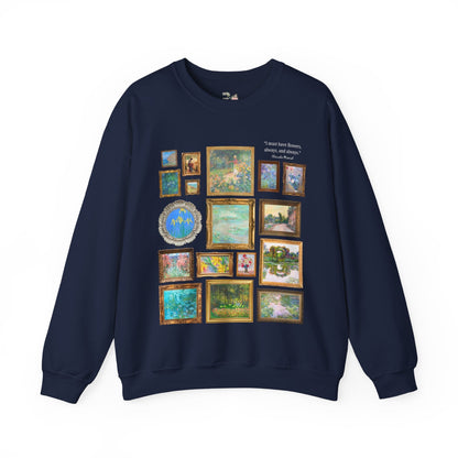 Floral Claude Monet Sweatshirt
