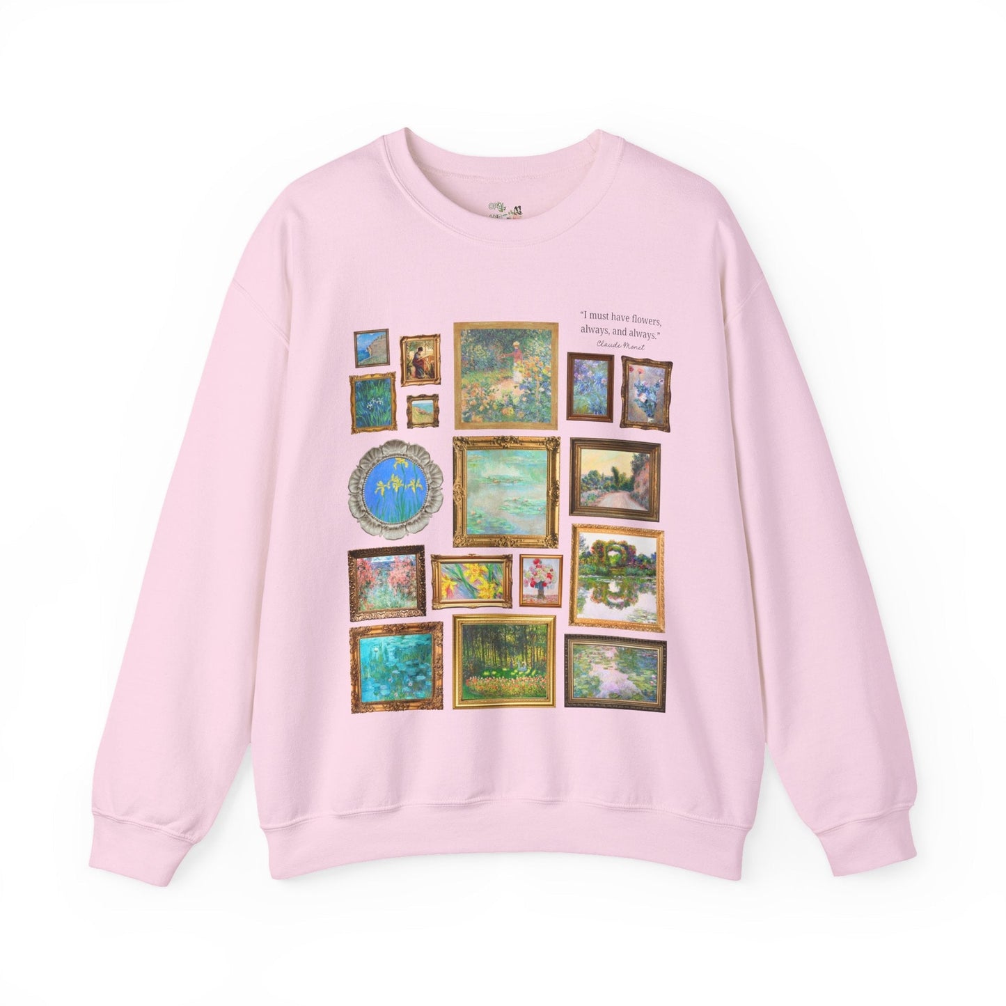 Floral Claude Monet Sweatshirt