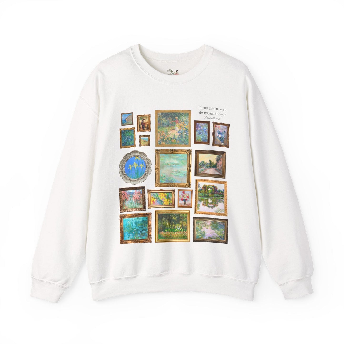 Floral Claude Monet Sweatshirt