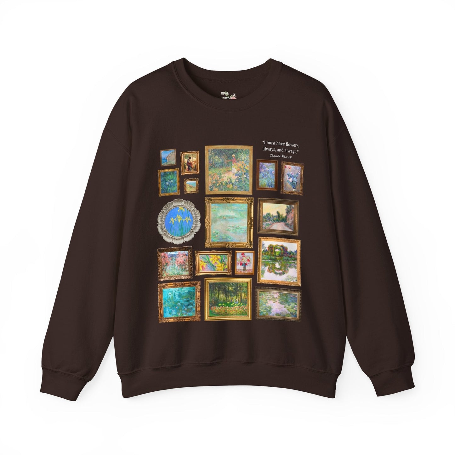 Floral Claude Monet Sweatshirt
