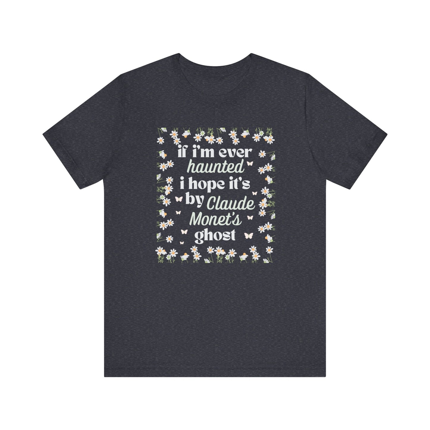 Floral Claude Monet Tee Shirt