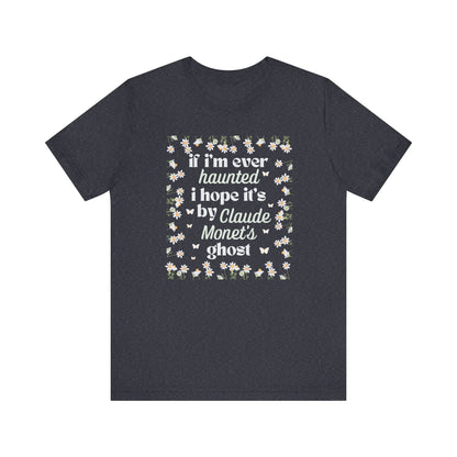 Floral Claude Monet Tee Shirt