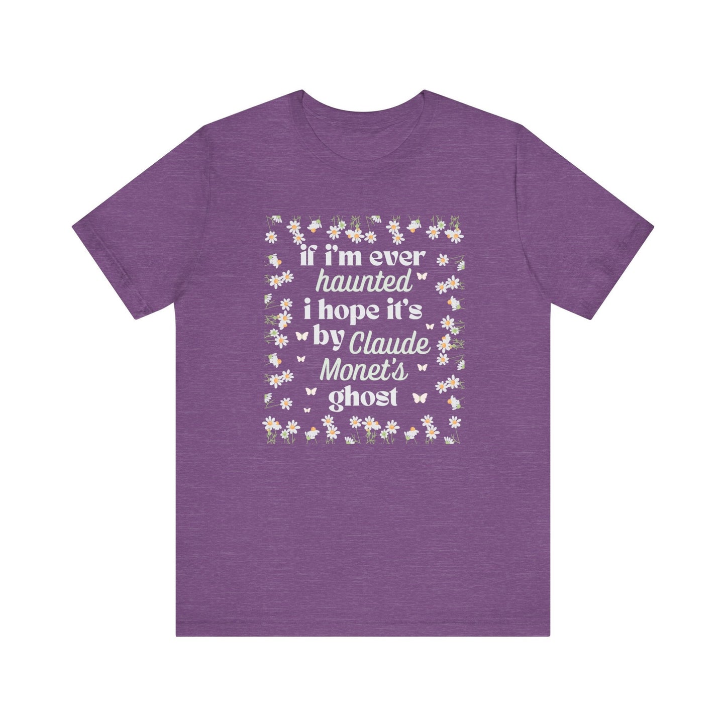 Floral Claude Monet Tee Shirt