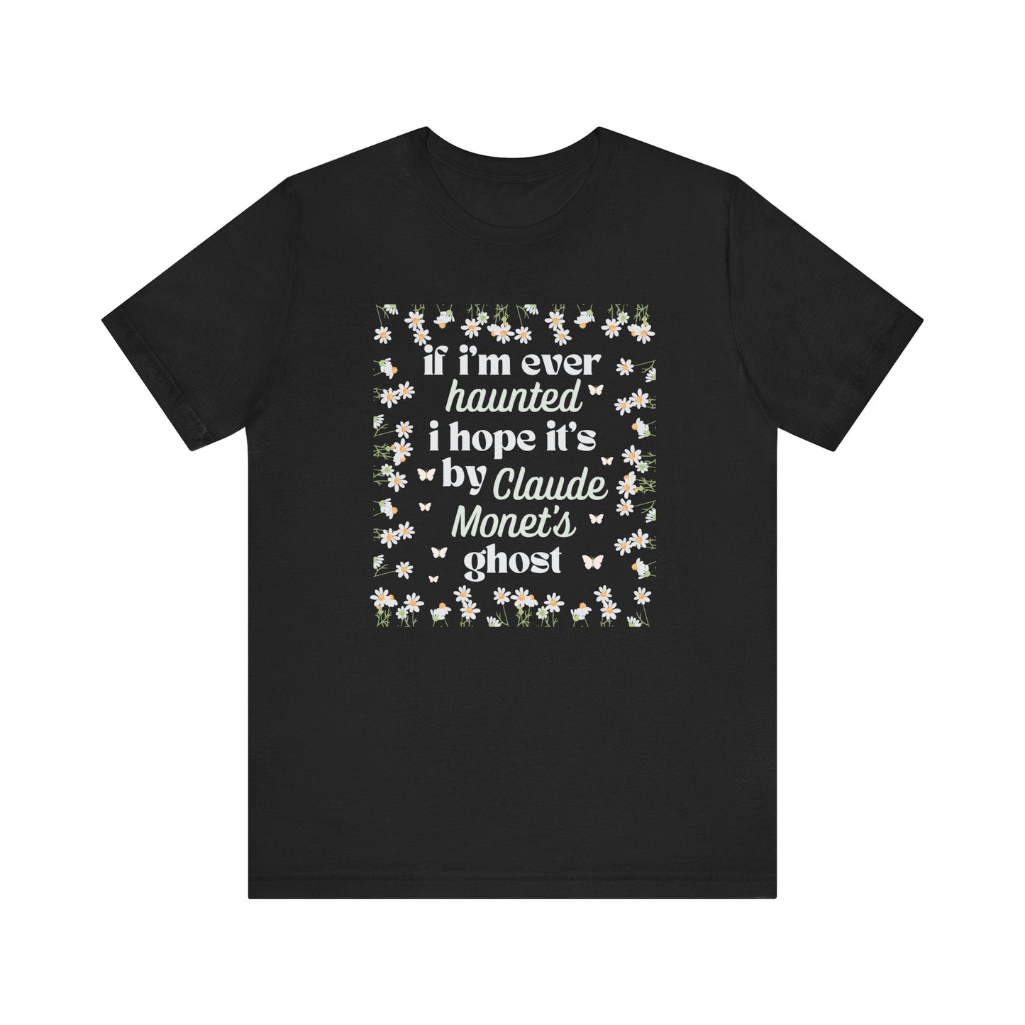 Floral Claude Monet Tee Shirt