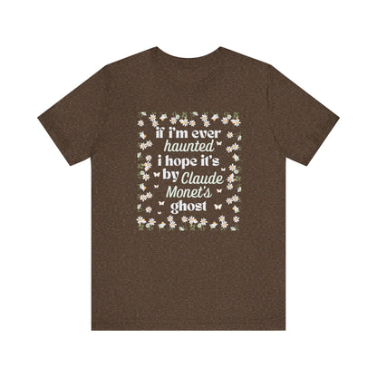Floral Claude Monet Tee Shirt