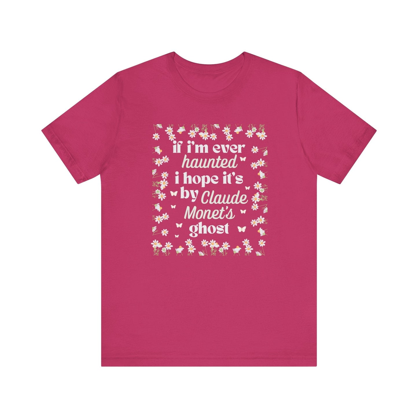 Floral Claude Monet Tee Shirt