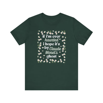 Floral Claude Monet Tee Shirt