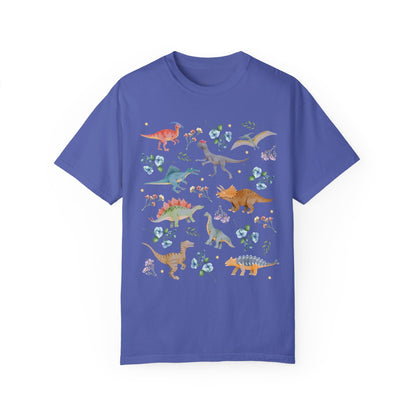 Floral Dinosaur Shirt in Comfort Colors®