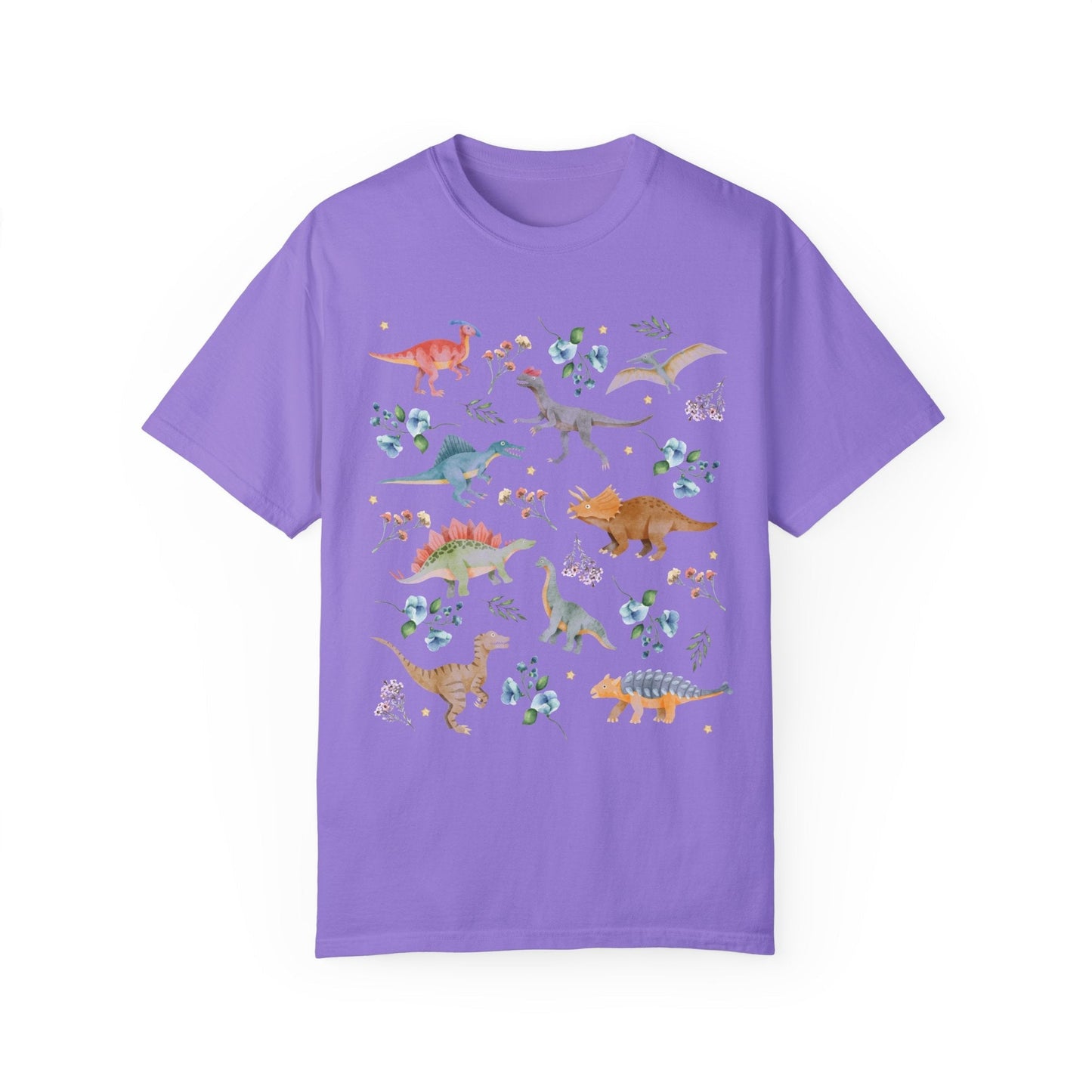 Floral Dinosaur Shirt in Comfort Colors®