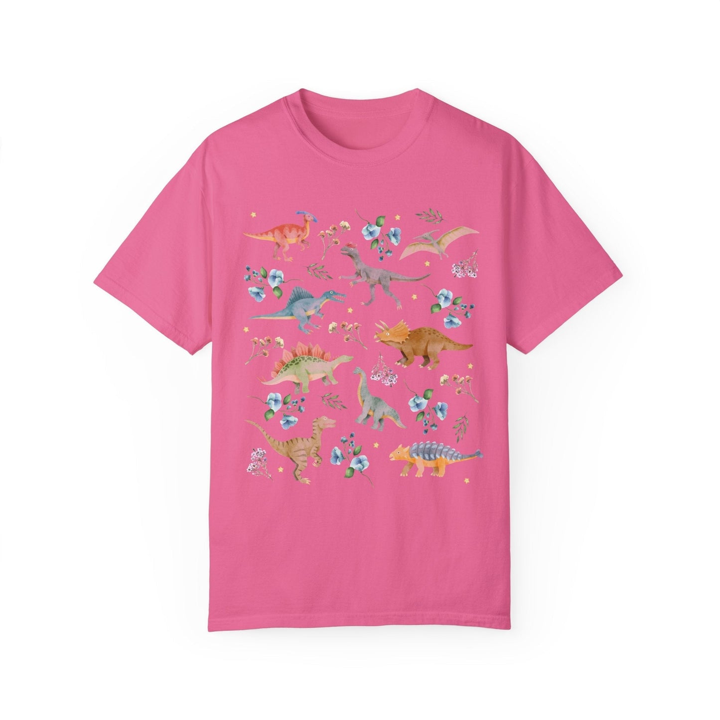 Floral Dinosaur Shirt in Comfort Colors®