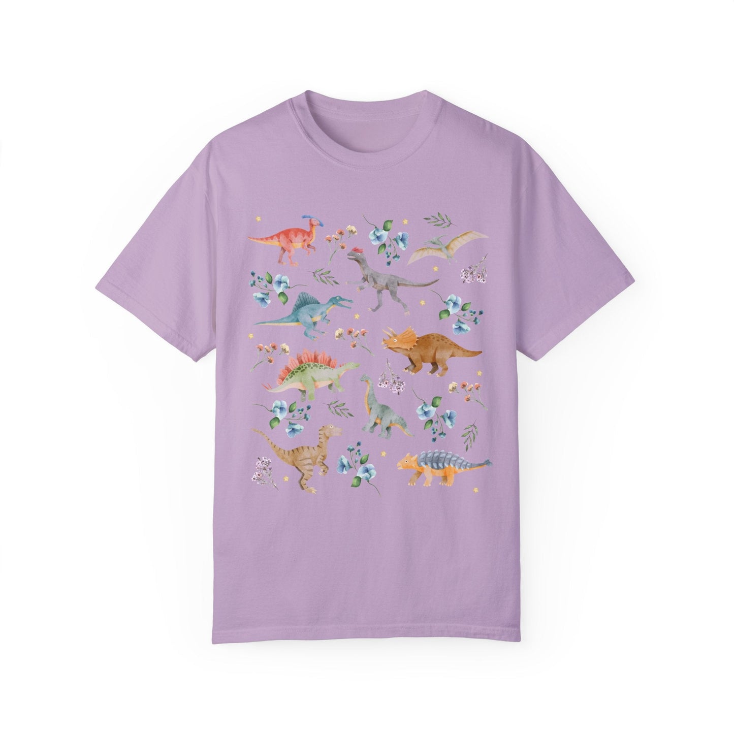 Floral Dinosaur Shirt in Comfort Colors®