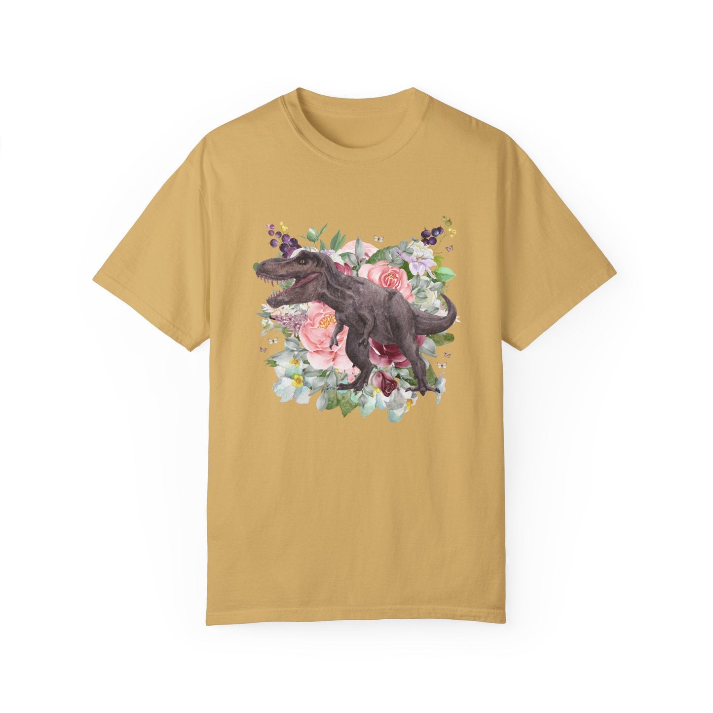 Floral Dinosaur Tee Shirt