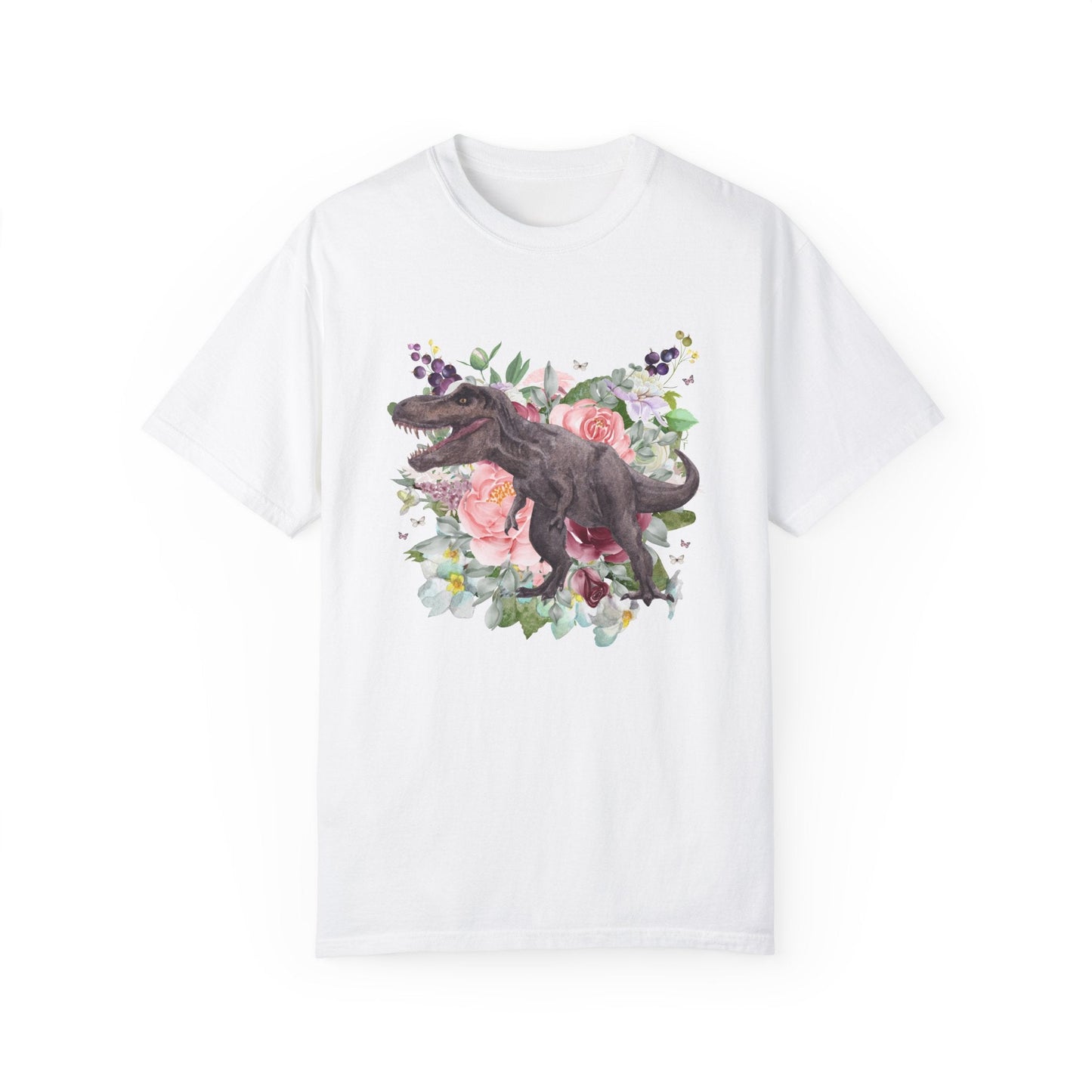 Floral Dinosaur Tee Shirt