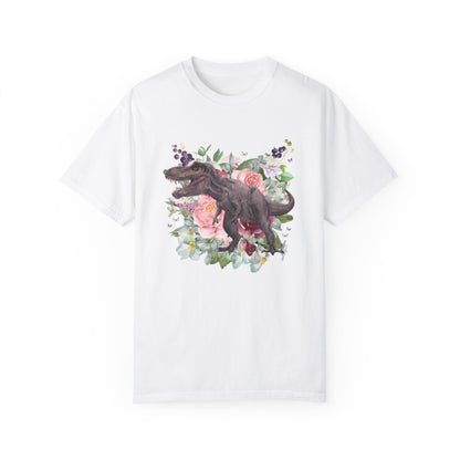 Floral Dinosaur Tee Shirt
