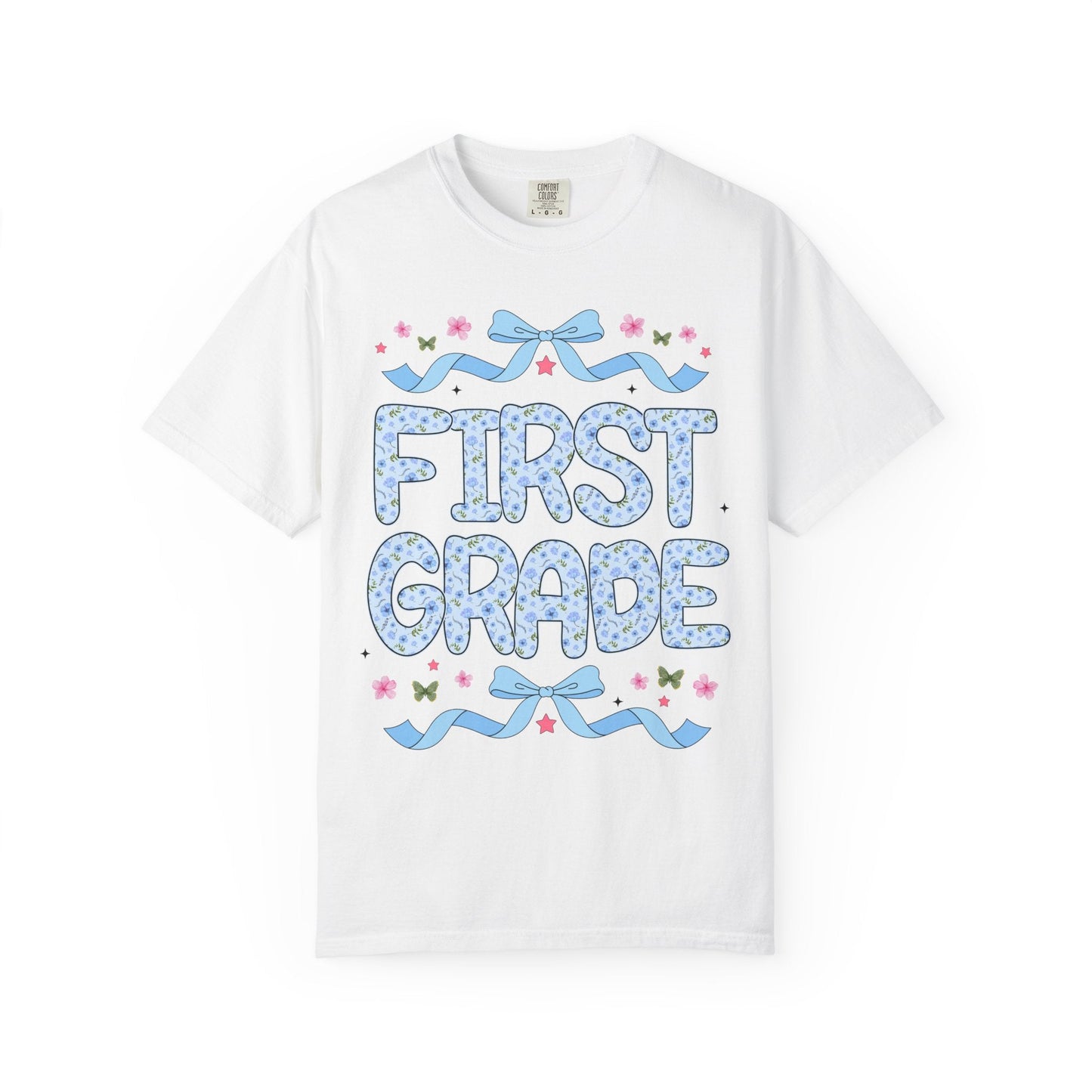 Floral First Grade Tee