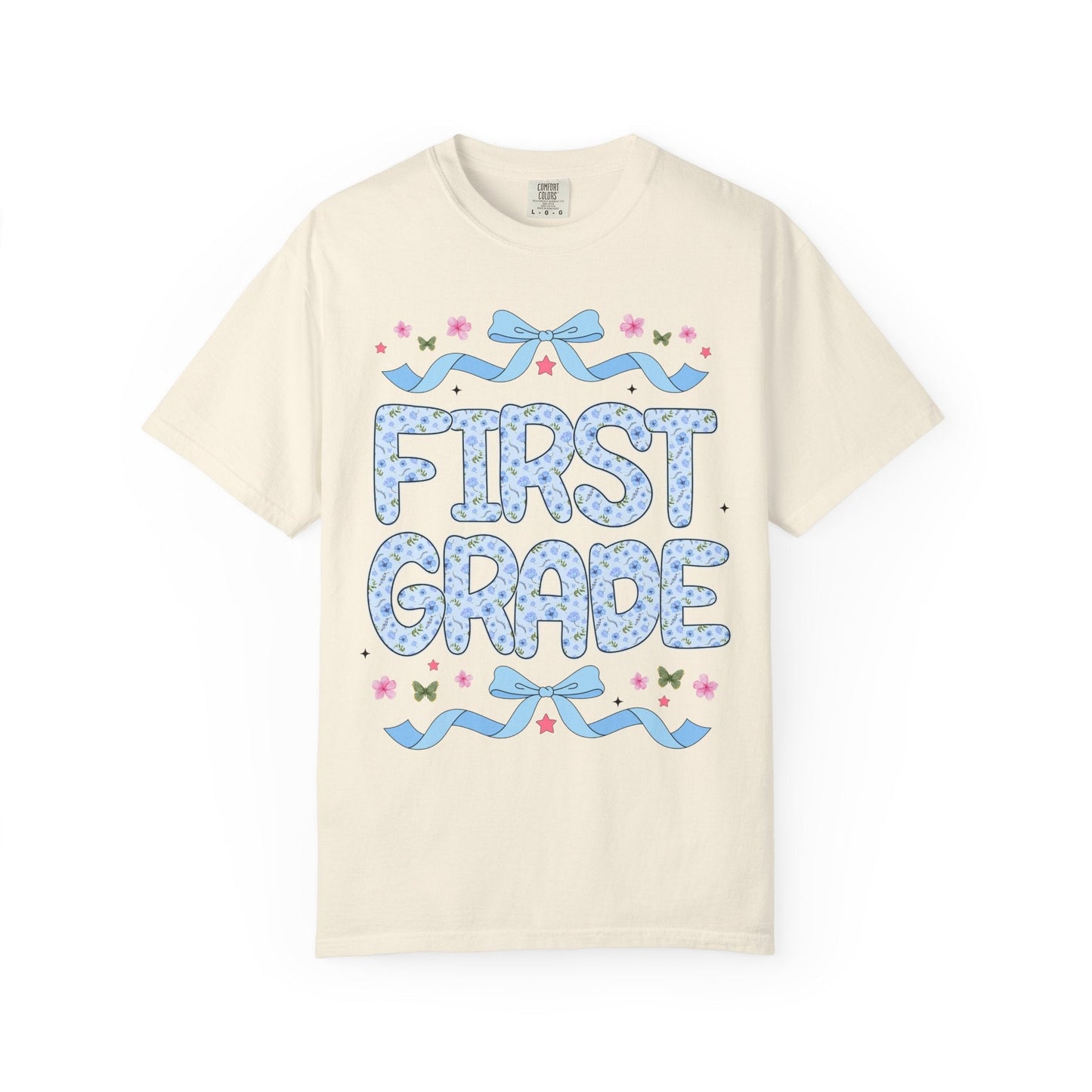 Floral First Grade Tee