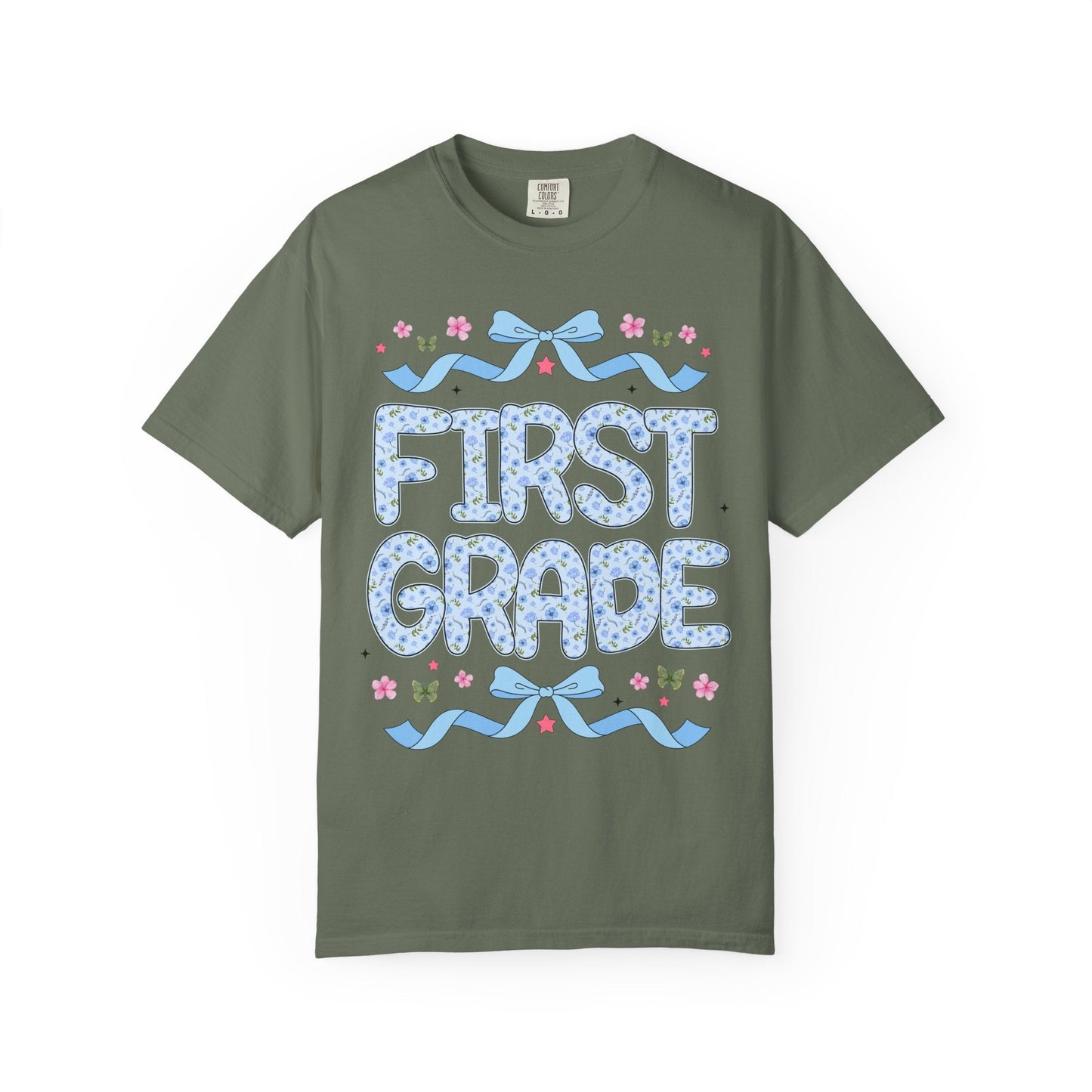 Floral First Grade Tee