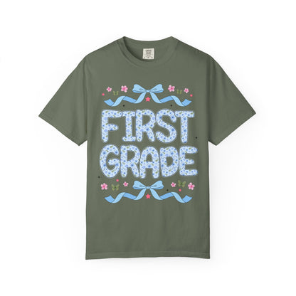 Floral First Grade Tee