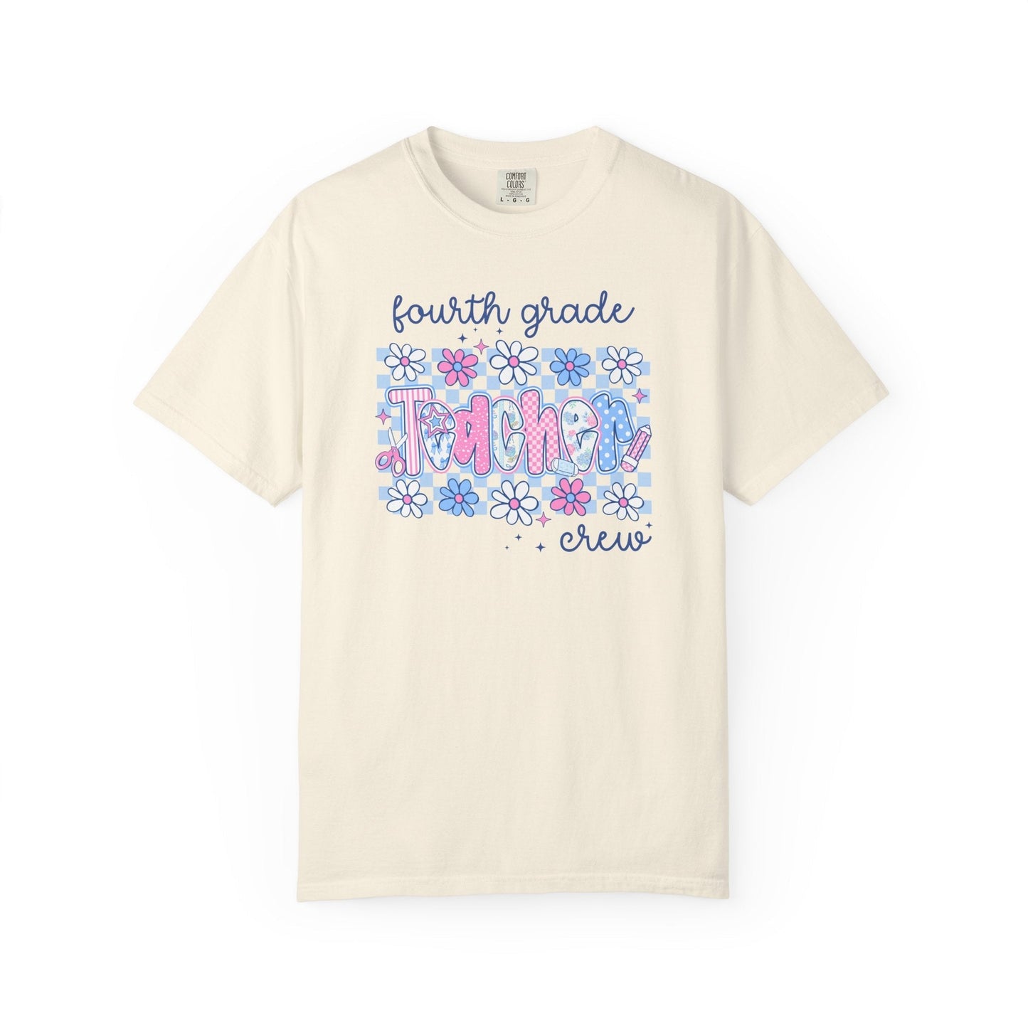 Floral Fourth Grade Tee