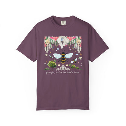 Floral Georgia Tee Shirt for Insect or Animal Lover