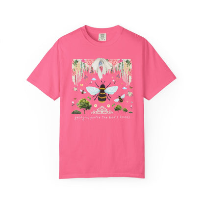 Floral Georgia Tee Shirt for Insect or Animal Lover