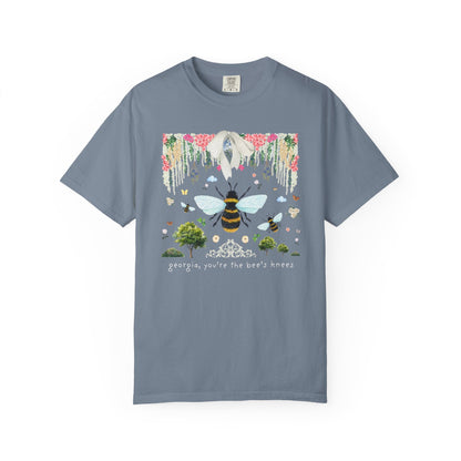 Floral Georgia Tee Shirt for Insect or Animal Lover