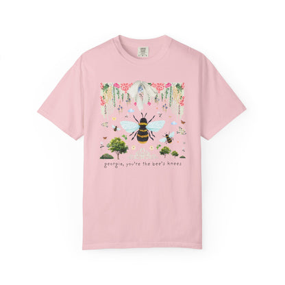 Floral Georgia Tee Shirt for Insect or Animal Lover