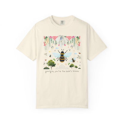 Floral Georgia Tee Shirt for Insect or Animal Lover