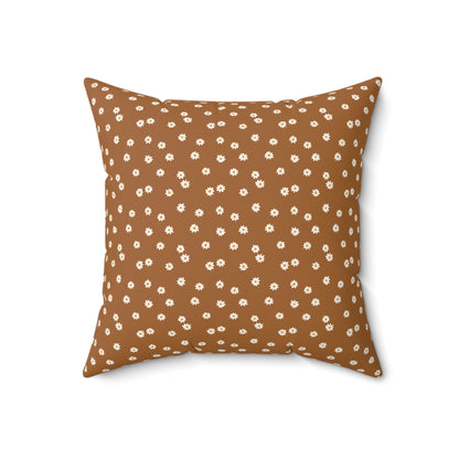 Floral Ghost Garden Pillow for Mom Who Loves Flowers and Butterflies: Save The Pollinators