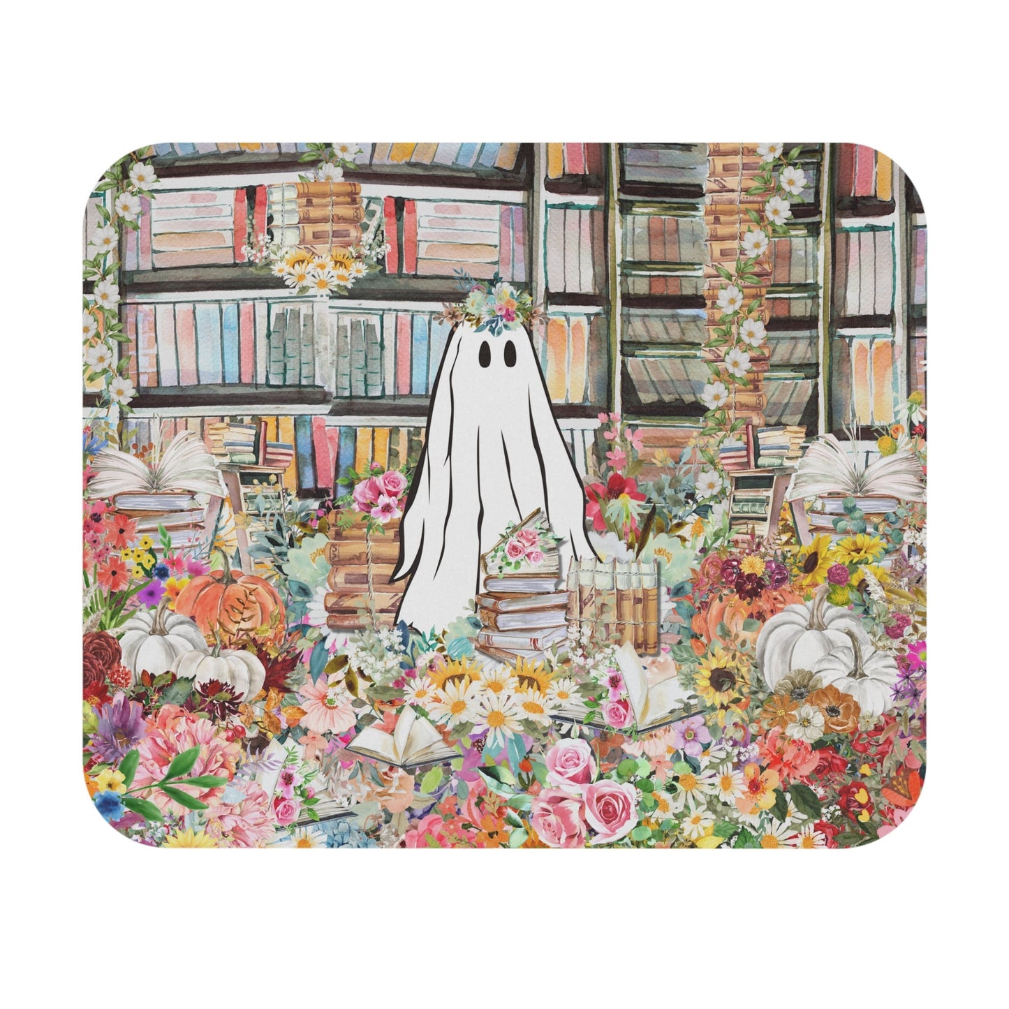 Floral Ghost Mousepad