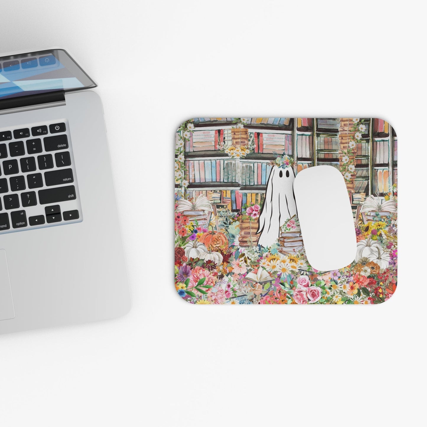 Floral Ghost Mousepad