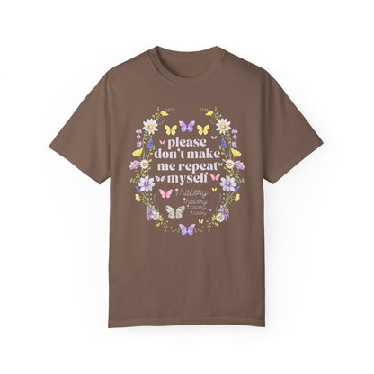 Floral History Buff Tee Shirt