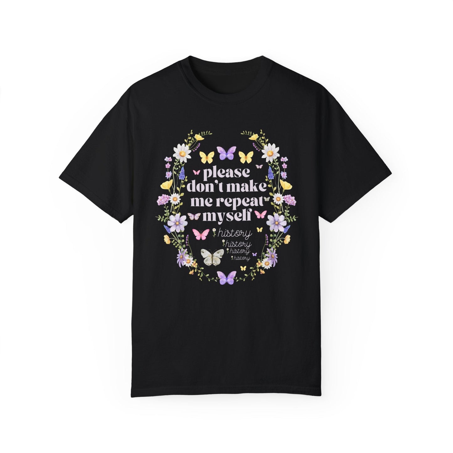 Floral History Buff Tee Shirt