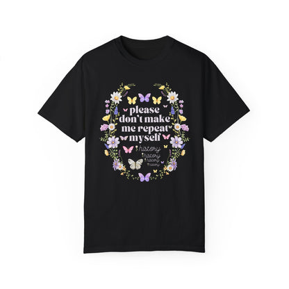 Floral History Buff Tee Shirt