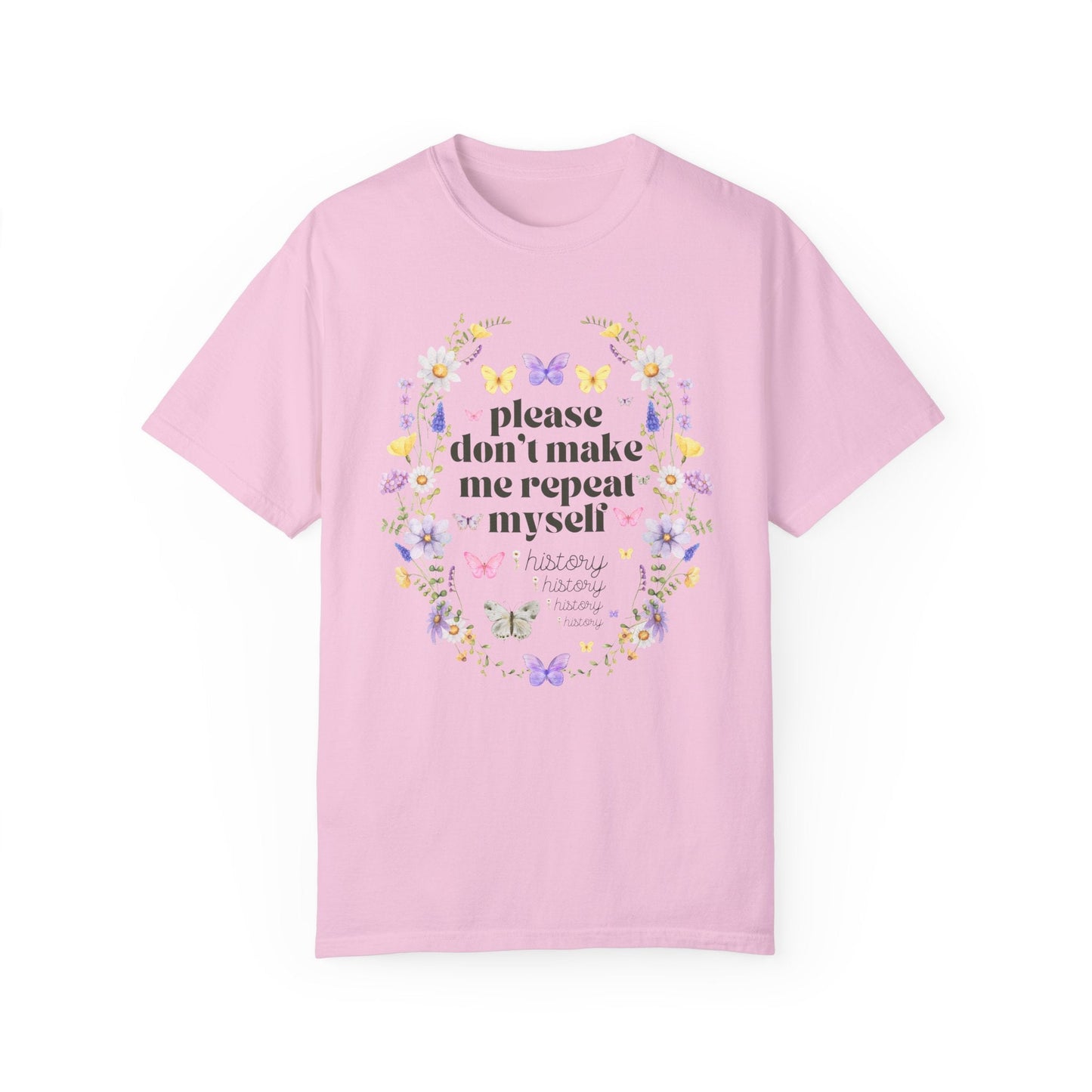 Floral History Buff Tee Shirt