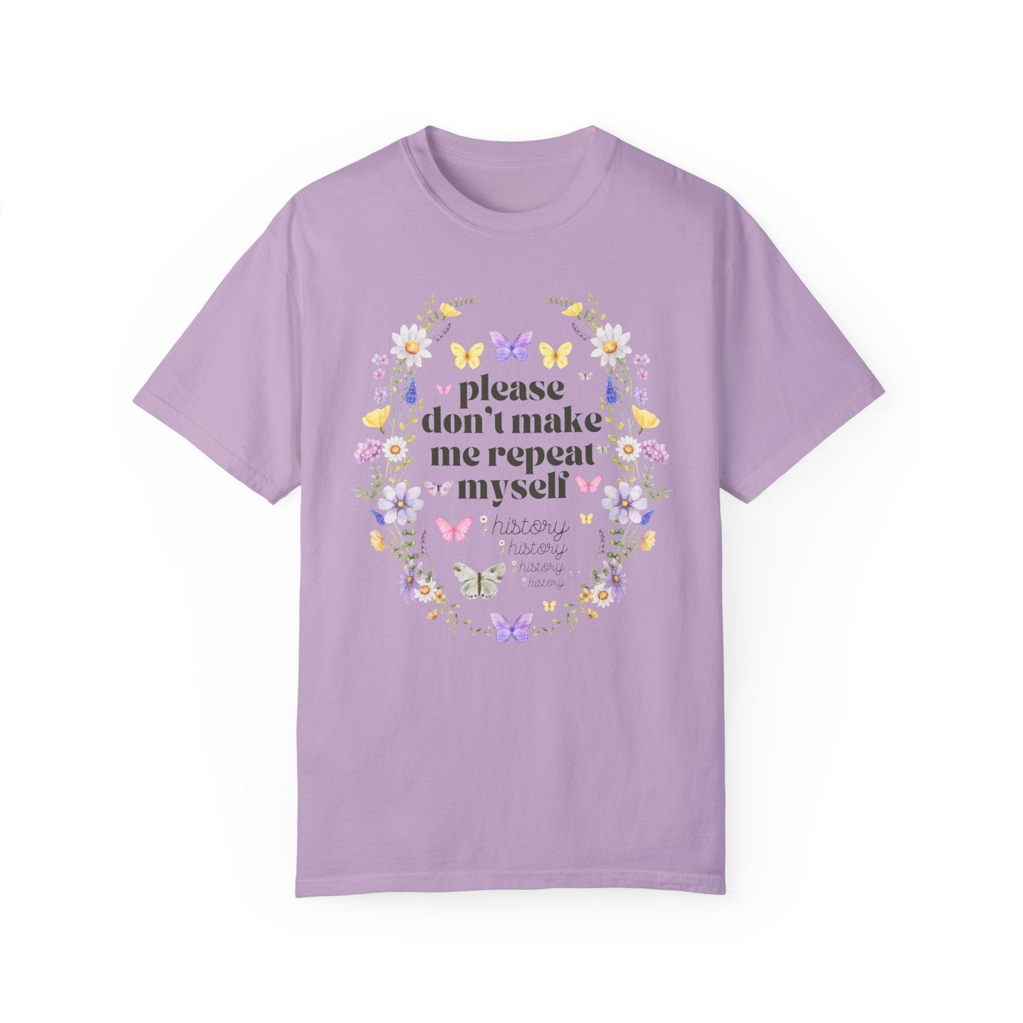 Floral History Buff Tee Shirt