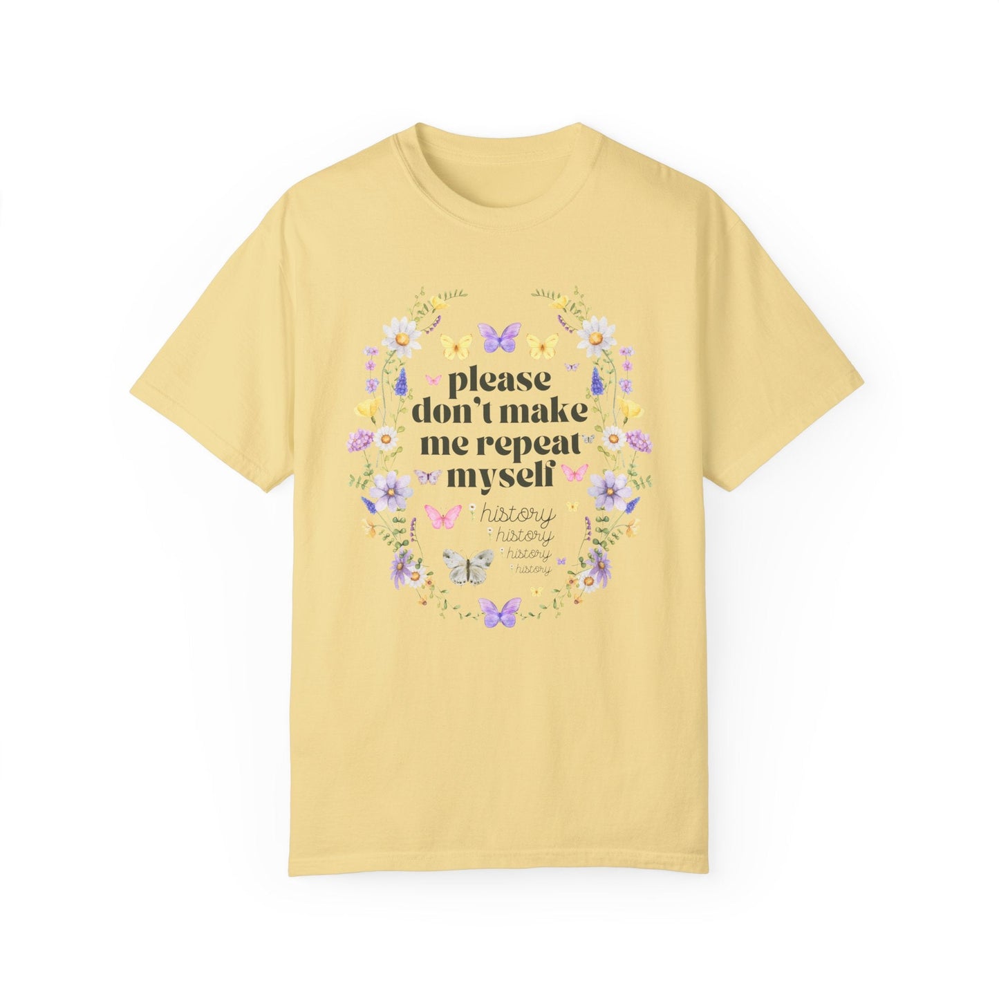 Floral History Buff Tee Shirt