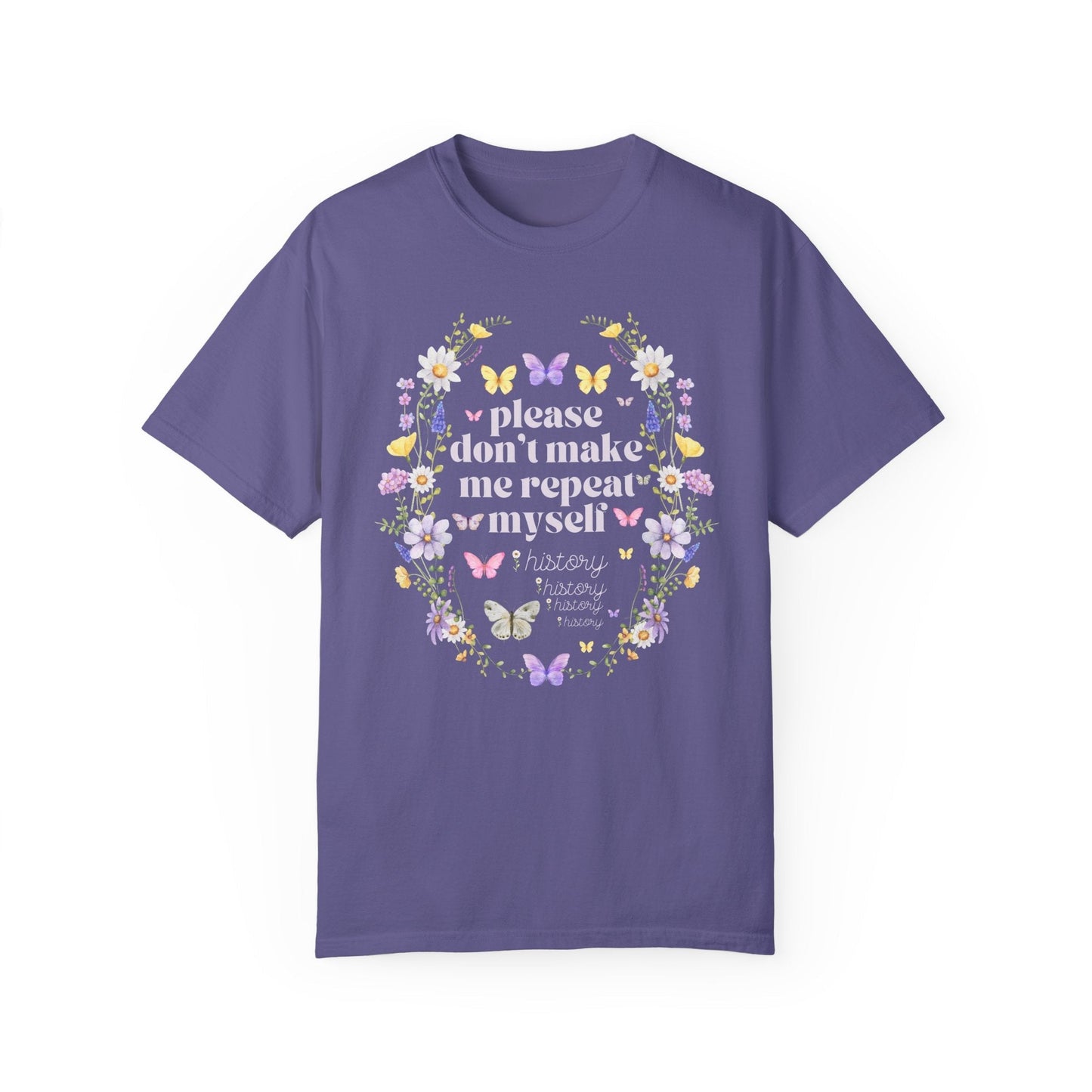Floral History Buff Tee Shirt
