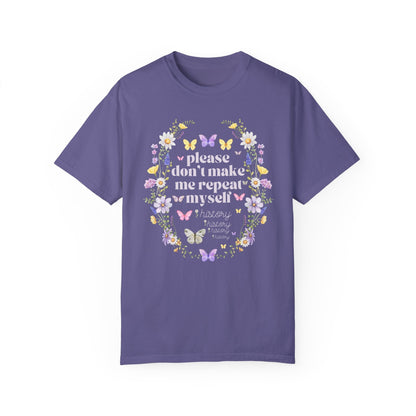 Floral History Buff Tee Shirt