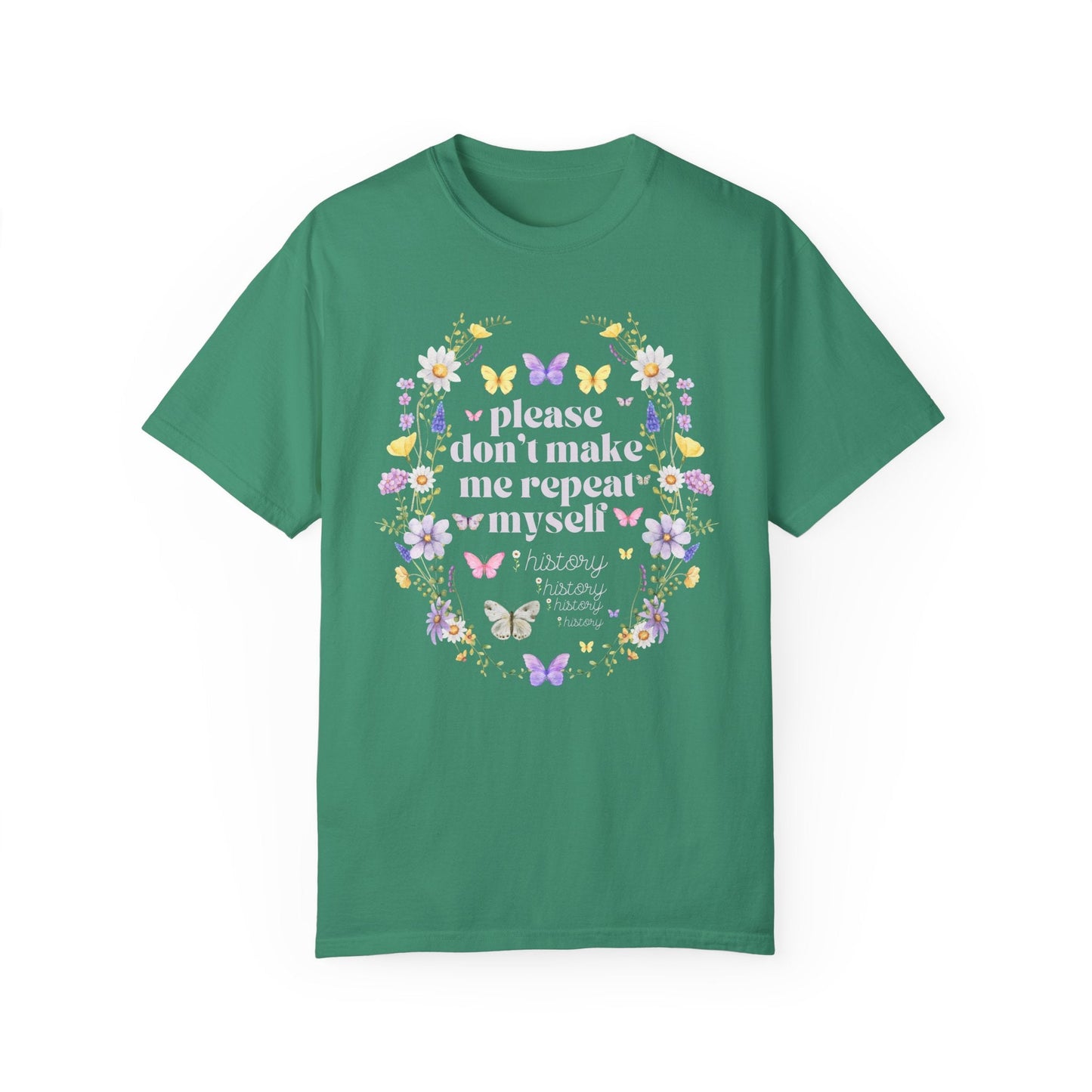 Floral History Buff Tee Shirt