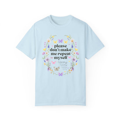 Floral History Buff Tee Shirt