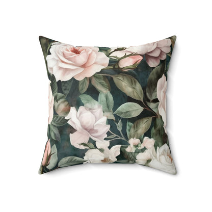 Floral History Pillow with Roses: Anne Boleyn Did Nothing Wrong | Cute Tudor History Pillow