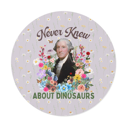 Floral History Sticker: George Washington